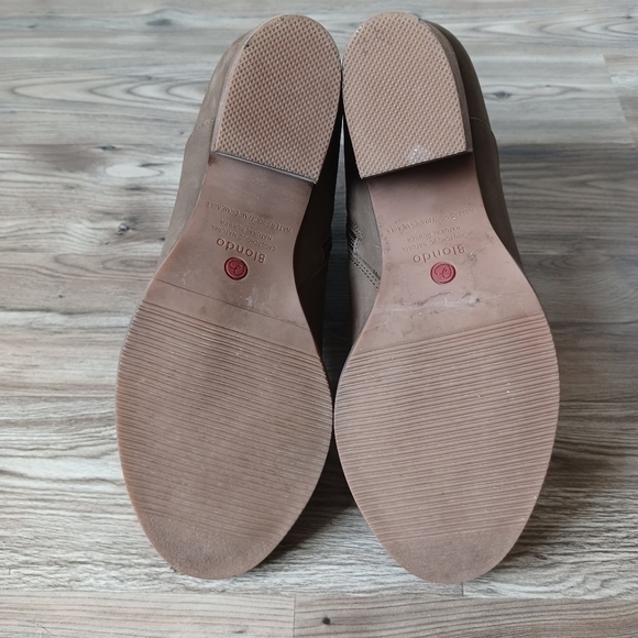 Blondo Nelli Ankle Boot Olive Green Brown Heeled Waterproof 7.5 - Picture 4 of 5